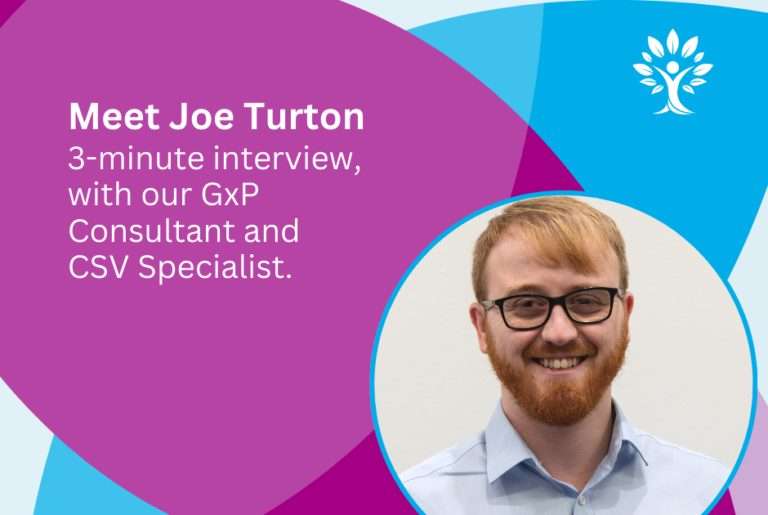 3-minute interview with Joe Turton CSV specialist